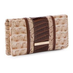 Brahmin Ady Wallet Contour Crocodile Embossed NWT - FIRM